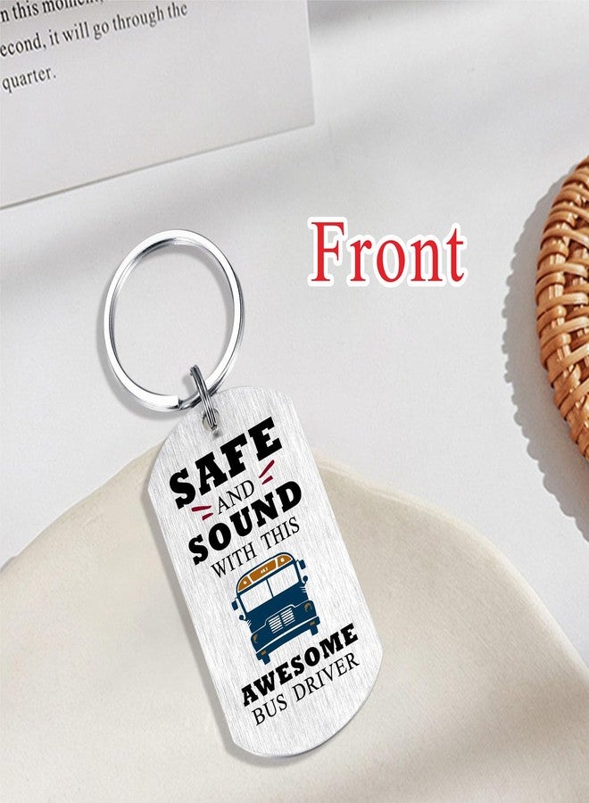 Alotozo Bus Driver Christmas Gifts - School Bus Driver Appreciation Keychain - End of Year Thank You Gift from Students Kids Parents - Image 3